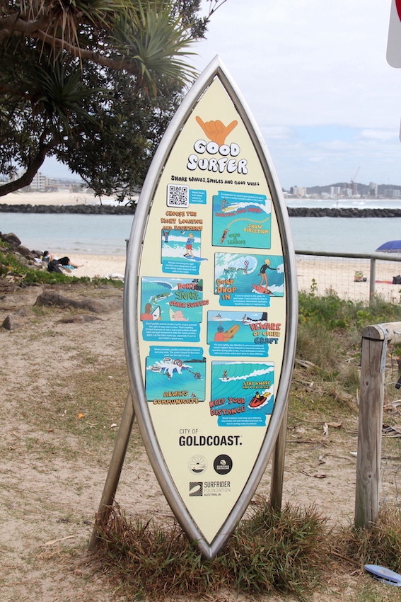 Surf Etiquette Signs Currumbin - Museum of Surf